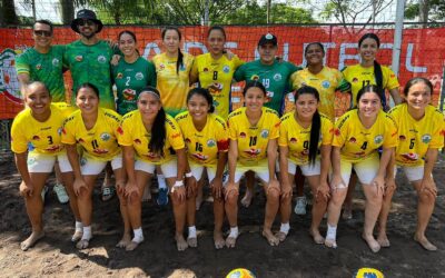 Primera victoria del fútbol playa femenino huilense