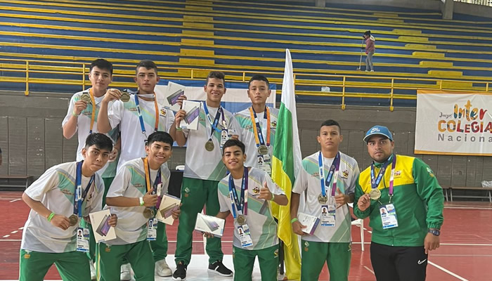 Fútbol sala huilense, oro en los Juegos Intercolegiados