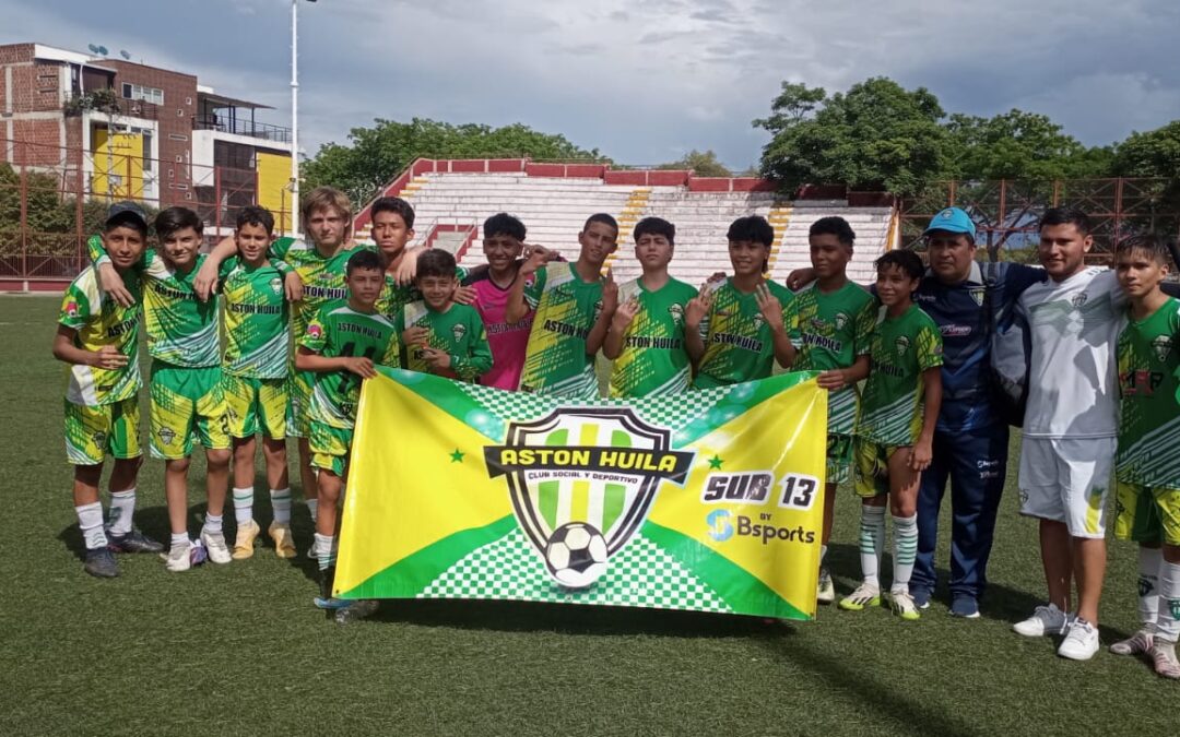 Aston Huila pega primero en la ida de la final élite sub – 13