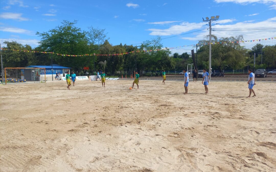 Copa Departamental de fútbol playa y sus cuartos de final