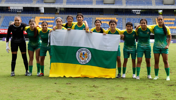 Segundo juego de las huilenses en los Juegos Nacionales de la Juventud